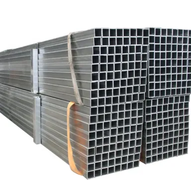 Q195 হট ডিপ গ্যালভানাইজড স্কয়ার স্টিল টিউব